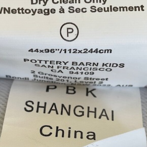 POTTERY BARN KIDS Blue Madras Plaid Patchwork Blackout Curtain Panel (1) - Picture 13 of 16